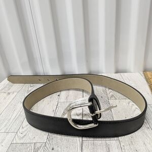 Target Black Belt with Silver Buckle